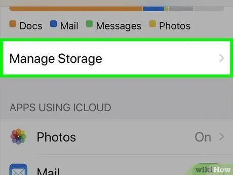 Tanggalin ang Mga App mula sa iCloud Hakbang 5