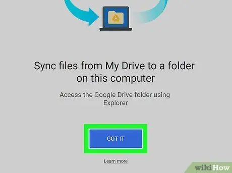 Google Drive synchroniseren Stap 14