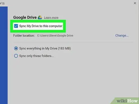 Synchronisez Google Drive Étape 15