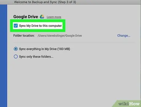 Synchronisez Google Drive Étape 36