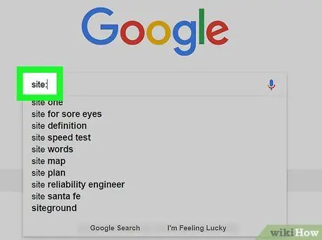 किसी विशिष्ट वेबसाइट में खोजने के लिए Google का उपयोग करें चरण 3