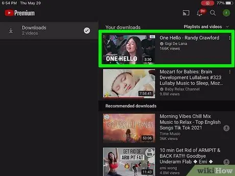 Изтеглете видеоклипове от YouTube на iPad Стъпка 19