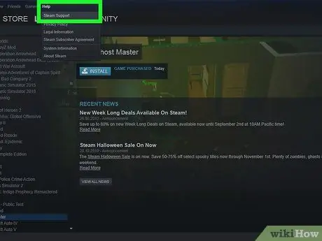 Zwrot pieniędzy za grę na Steamie Krok 1