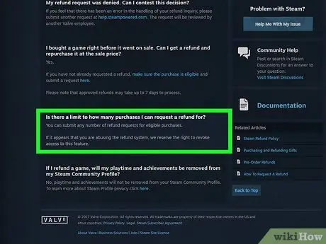 Zwrot pieniędzy za grę na Steam Krok 10