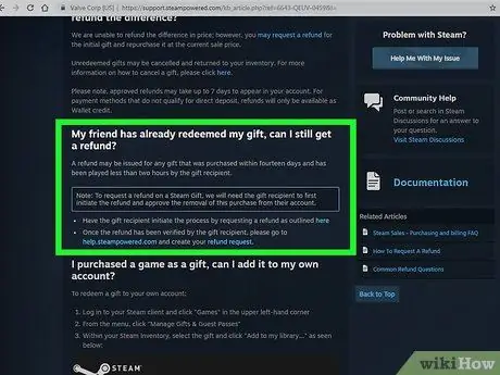 Zwrot pieniędzy za grę na Steam Krok 11