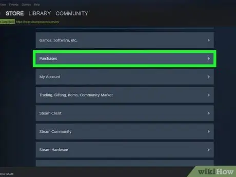 Povrat novca za igru na Steamu Korak 2