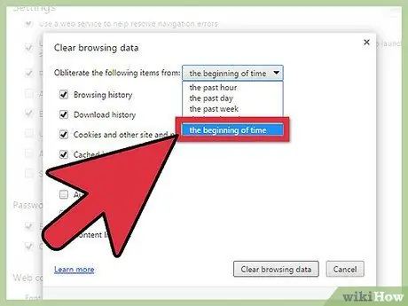 Clear Recently Closed in Google Chrome Step 12