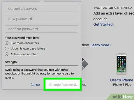 Pib dua Koj Li iCloud Password Kauj Ruam 7