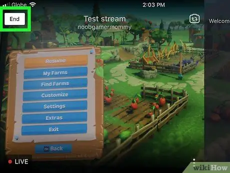 เริ่มการสตรีมบน Twitch บน iPhone หรือ iPad ขั้นตอนที่ 11