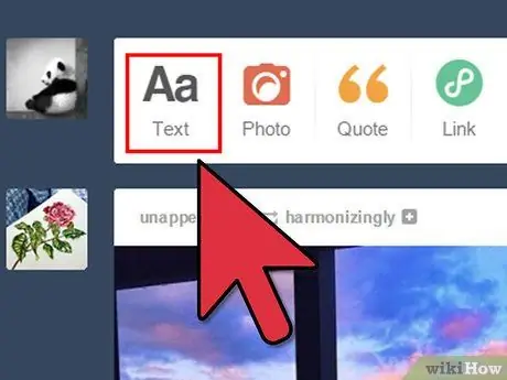 Siarkan di Tumblr Langkah 2