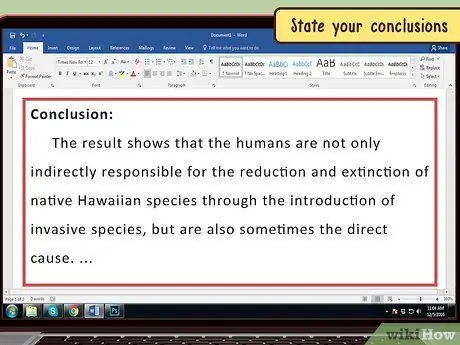 Write a Statistical Report Step 11