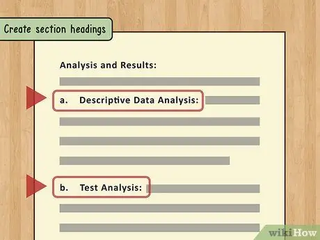 Skriv en statistisk rapport Trin 5