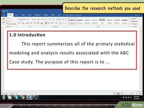 Skriv en statistisk rapport Steg 8