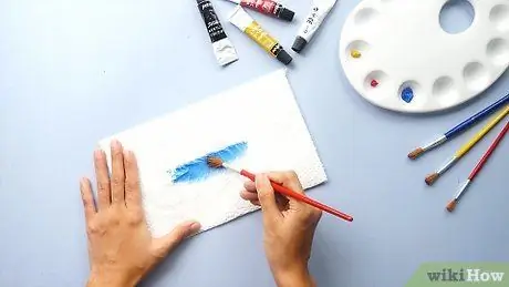 Reinigen Sie Acrylpinsel Schritt 1