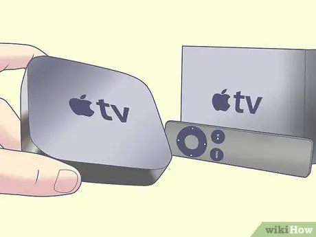 השתמש ב- Apple TV שלב 1