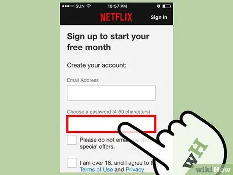 Registrirajte se za Netflix Step 25