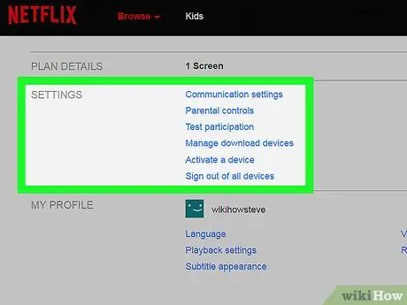 Netflix Tercihlərini dəyişdirin Adım 5