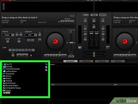 Virtual DJ 6 -cı addımdan istifadə edin