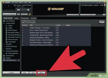 एमपी3 को सीडी में बर्न करें चरण 26