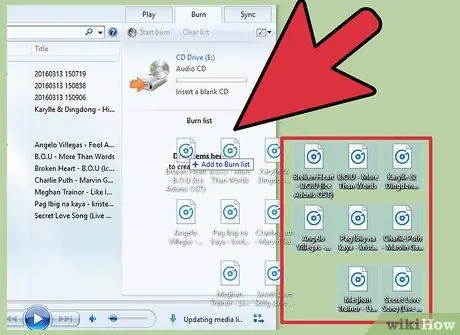 Choma MP3 kwa CD Hatua ya 9