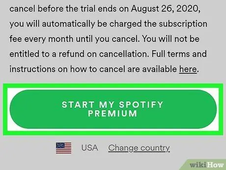 Iskoristite besplatno probno razdoblje za Spotify Premium korak 16