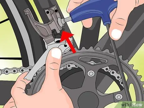 एक फ्रंट साइकिल Derailleur चरण 14 समायोजित करें