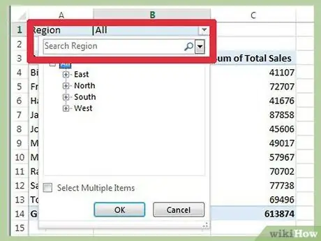 قم بإنشاء جداول محورية في Excel الخطوة 12