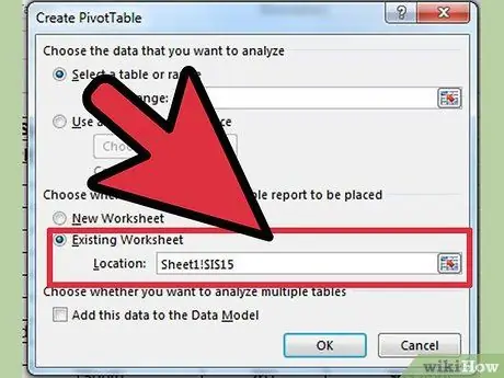 Crea tabelle pivot in Excel Passaggio 5