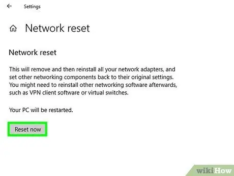 Restabliu manualment l'adaptador sense fil al Windows 9 pas