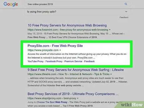 Mag-surf sa Web nang Hindi nagpapakilala sa Mga Proxy Hakbang 7