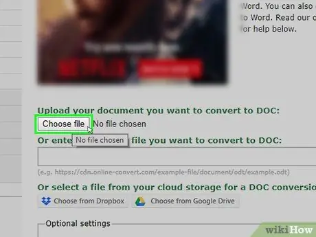 Converti Docx in Doc Passaggio 19