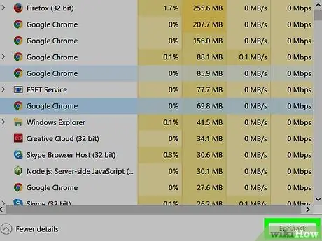 Dasturni yopishga majburlash (Windows) 4 -qadam