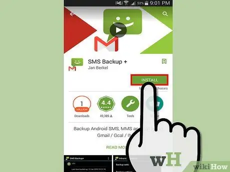 Android चरण 6. पर पाठ संदेश सहेजें