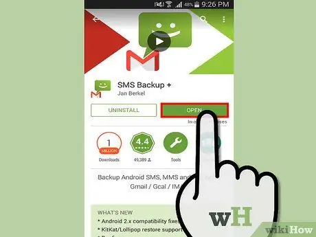 Salva messaggi di testo su Android Passaggio 7