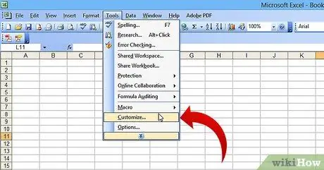 Maak een aangepaste macroknop in Excel Stap 1