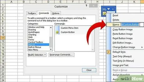 Excel 10 -da Xüsusi Makro Düyməsini yaradın Adım 10