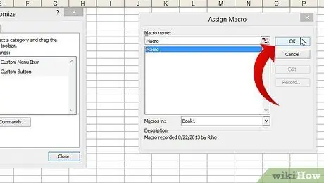 Buat Butang Makro Tersuai di Excel Langkah 14