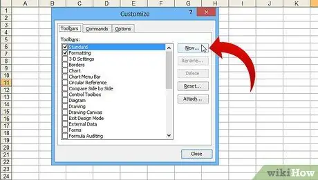 Skep 'n pasgemaakte makro -knoppie in Excel Stap 3