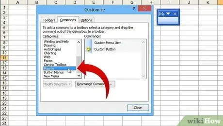 Creeu un botó de macro personalitzat a Excel Pas 7