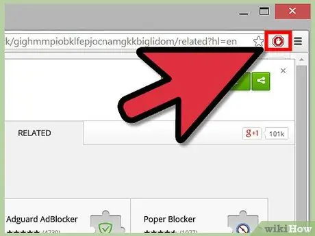 Uklanjanje oglasa u pregledniku Google Chrome pomoću AdBlocka 2. korak