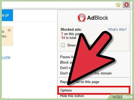 Rimuovere gli annunci su Google Chrome utilizzando AdBlock Passaggio 4