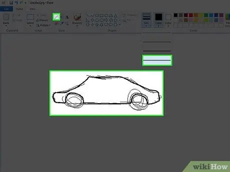 Microsoft Paint көмегімен сурет салу және бояу 2 -қадам