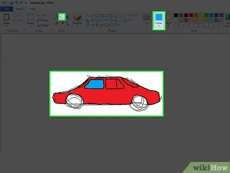 Crtanje i bojanje pomoću Microsoft Paint Korak 3