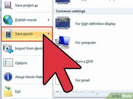 Napravite video zapis u programu Windows Movie Maker Korak 13