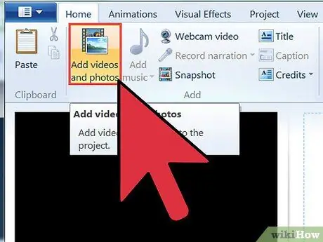 ساخت فیلم در Windows Movie Maker مرحله 4