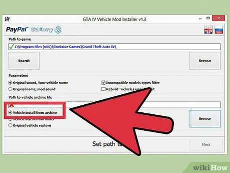 Instalējiet GTA 4 automašīnu modifikācijas 9. solis