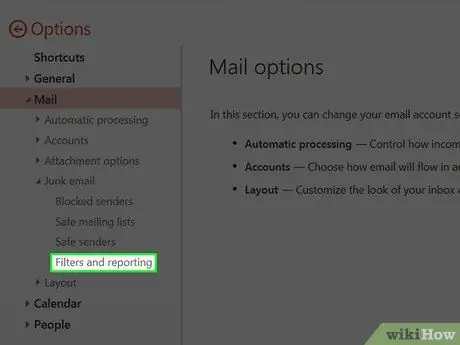 Sekat Junk Mail pada Hotmail Langkah 11