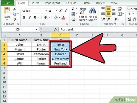 Sorter en liste i Microsoft Excel Trinn 5