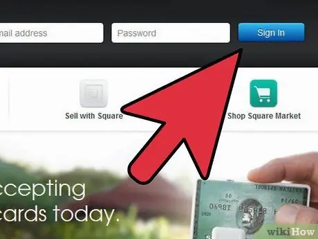 Удалите свою учетную запись Square Шаг 1