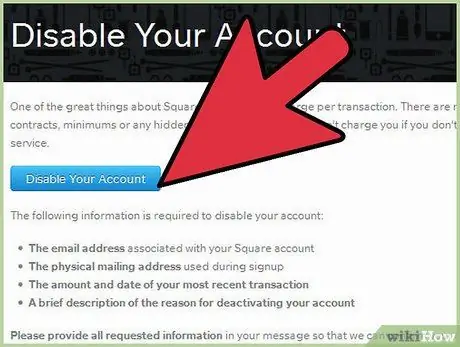 Xóa tài khoản Square của bạn Bước 5
